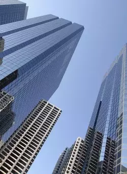 financial district skyscrapers